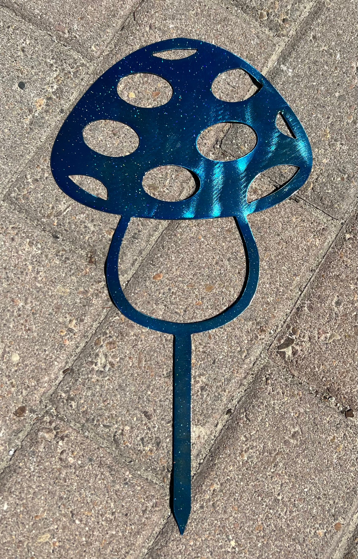 mushroom garden stake