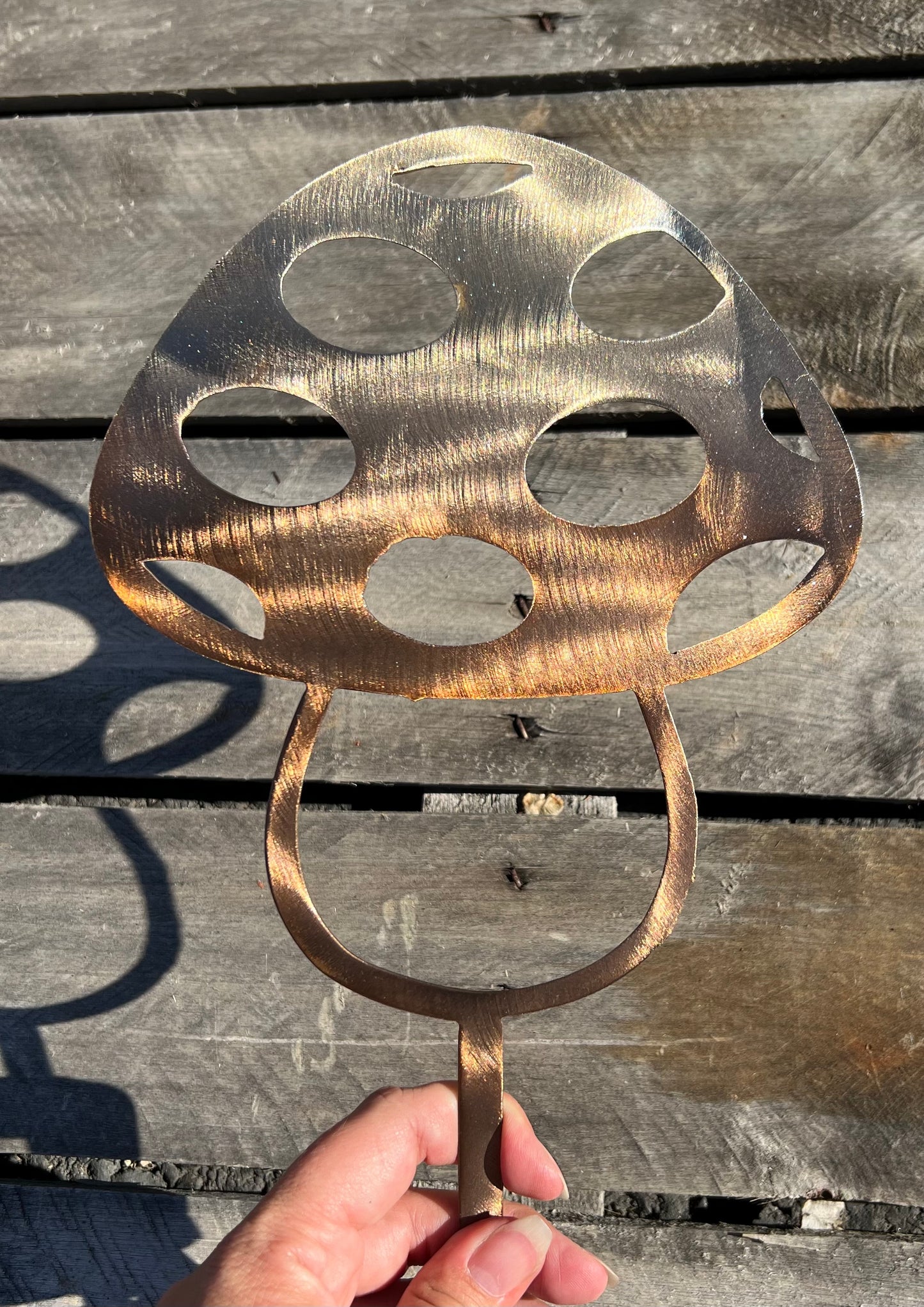 Mushroom Garden Stake