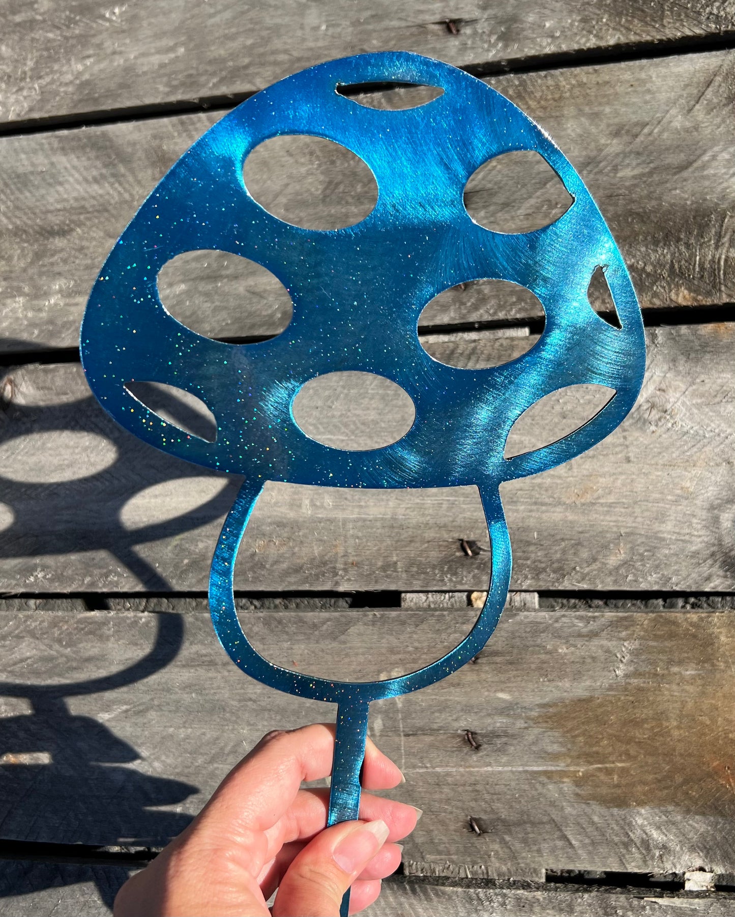 Mushroom Garden Stake